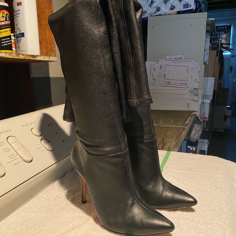 Alice & Olivia stiletto heel boots.